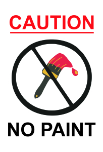 no paint